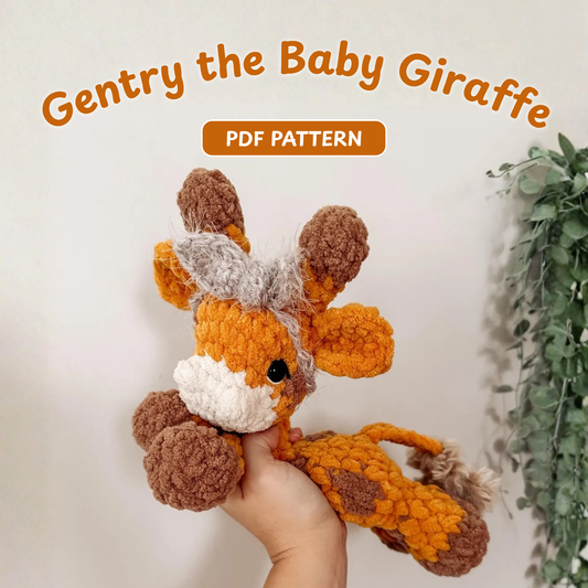 Gentry the Baby Giraffe Crochet Pattern