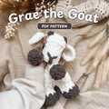 Grae the Goat Crochet Pattern PDF