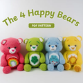 Happy Bears Crochet Pattern PDF