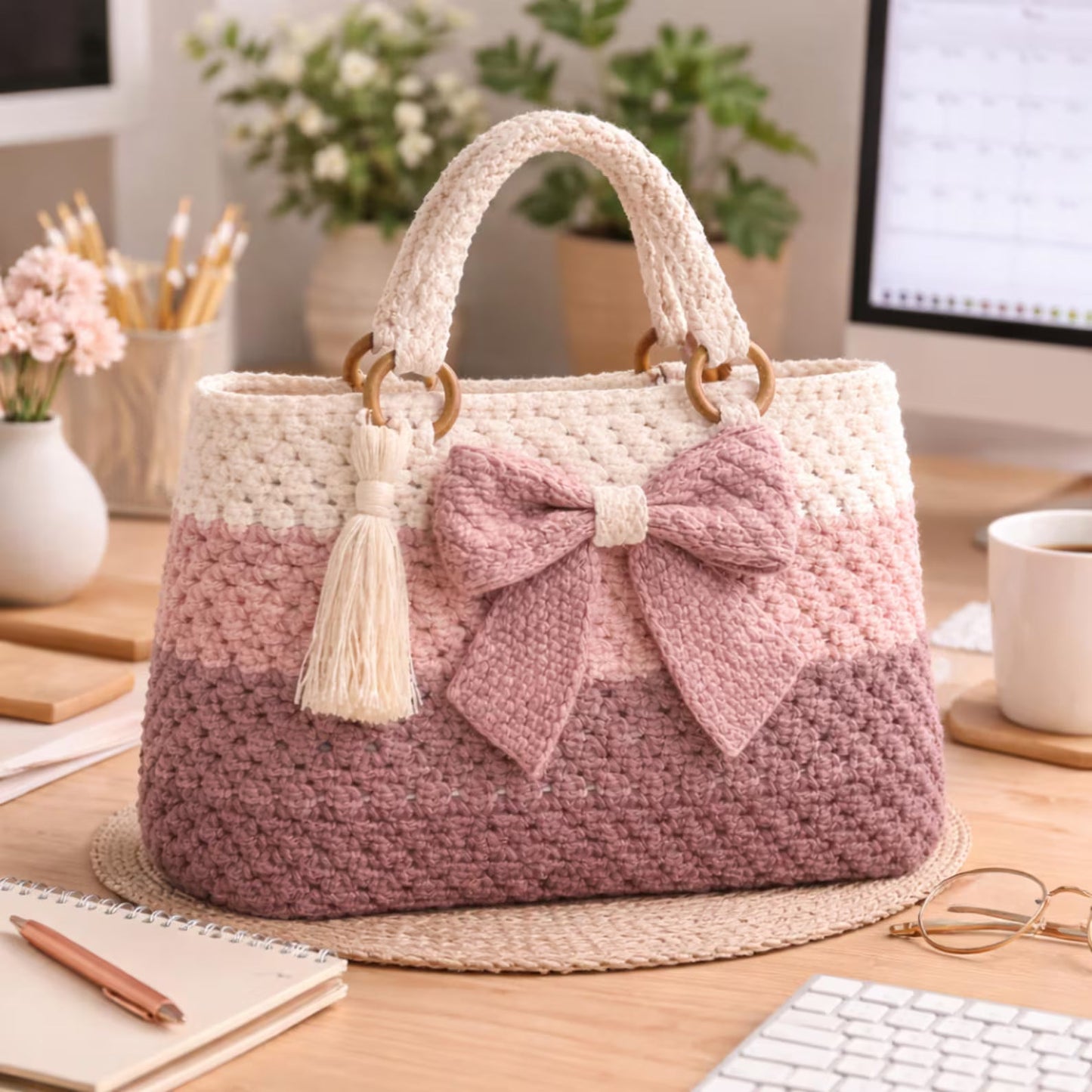 Textured Tote Bag Crochet Pattern