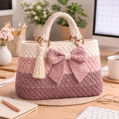 Textured Tote Bag Crochet Pattern