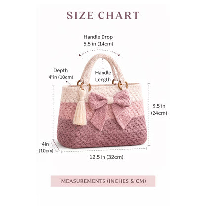 Textured Tote Bag Crochet Pattern