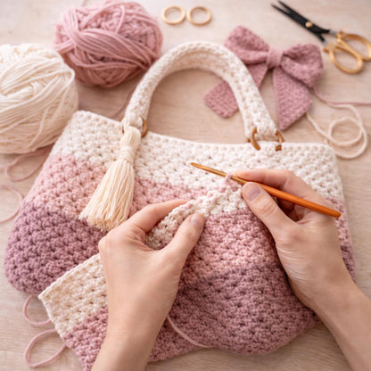 Textured Tote Bag Crochet Pattern
