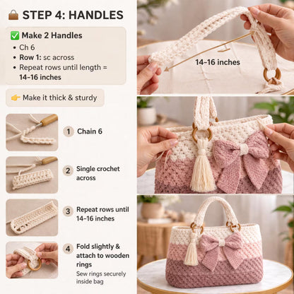 Textured Tote Bag Crochet Pattern