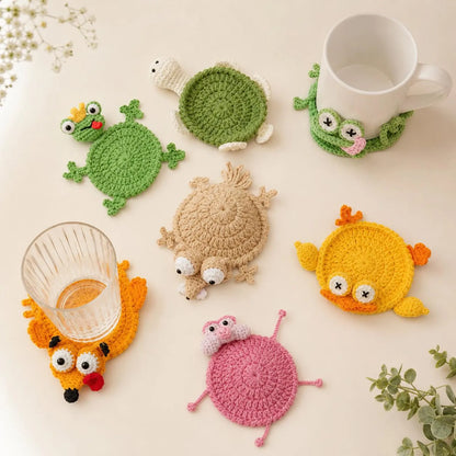 22 in 1 Animal Crochet Coaster Patterns