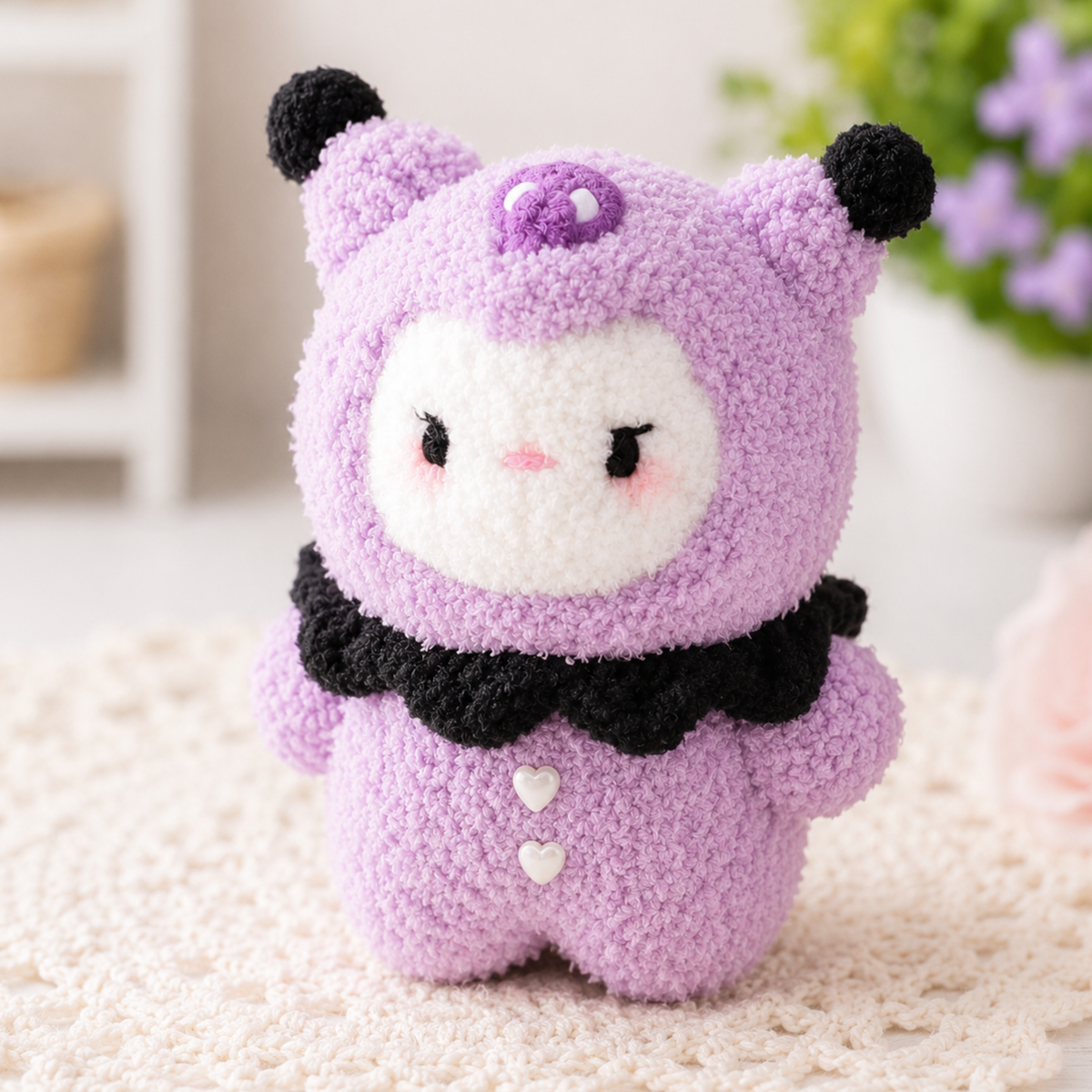 Joker Kitty Crochet Pattern