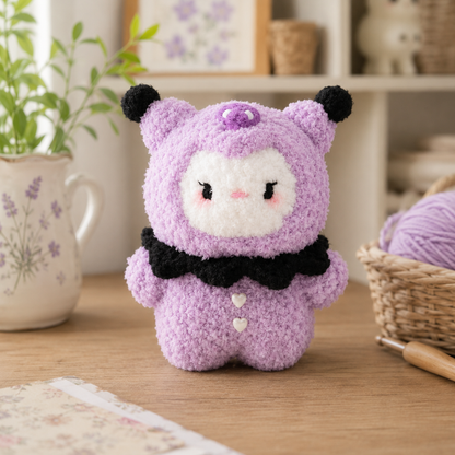 Joker Kitty Crochet Pattern