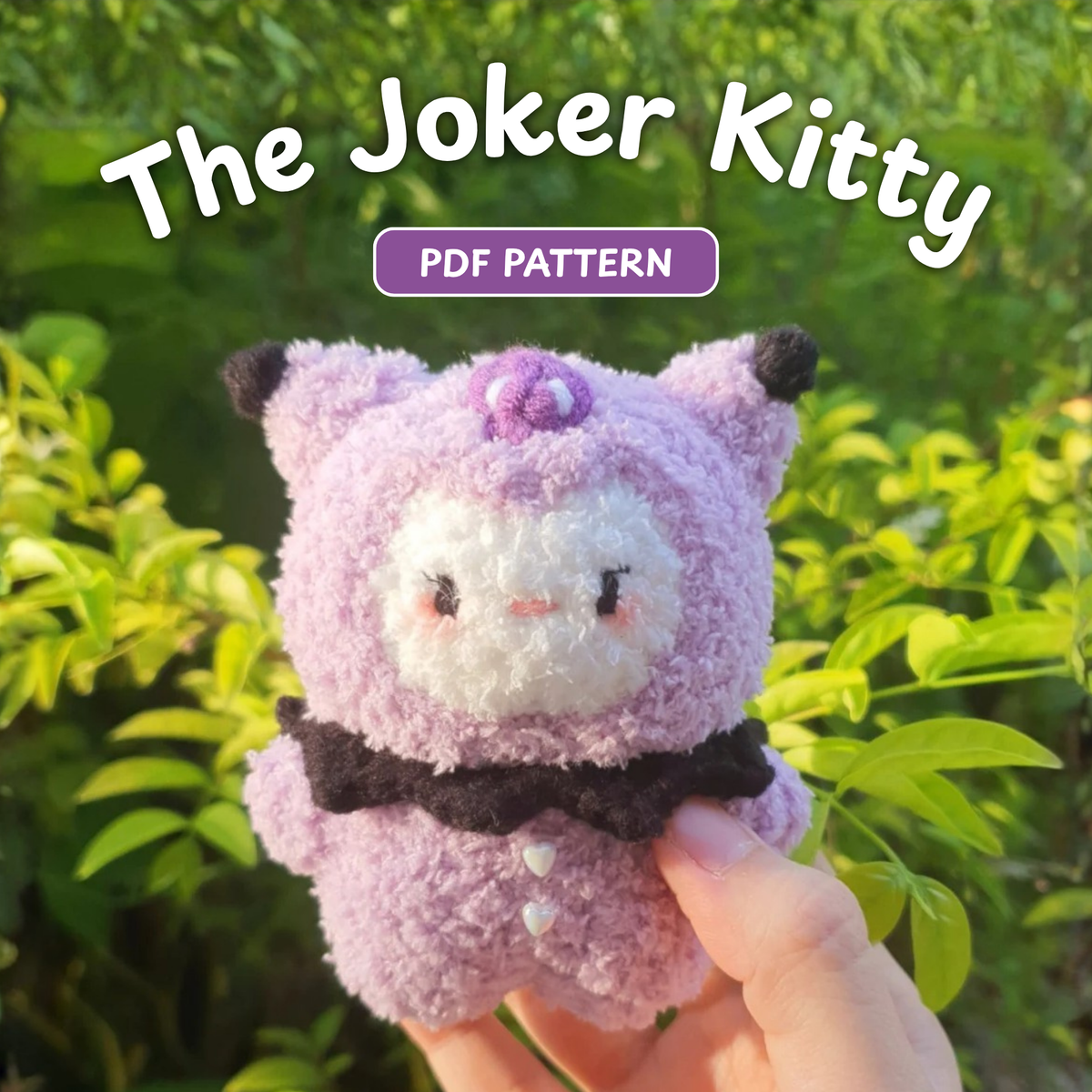 Joker Kitty Crochet Pattern
