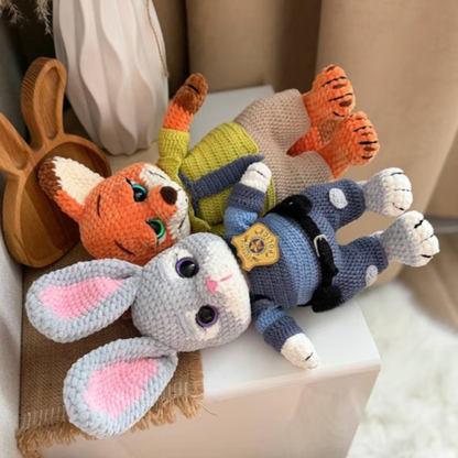 Judy Police Bunny Amigurumi Crochet Pattern