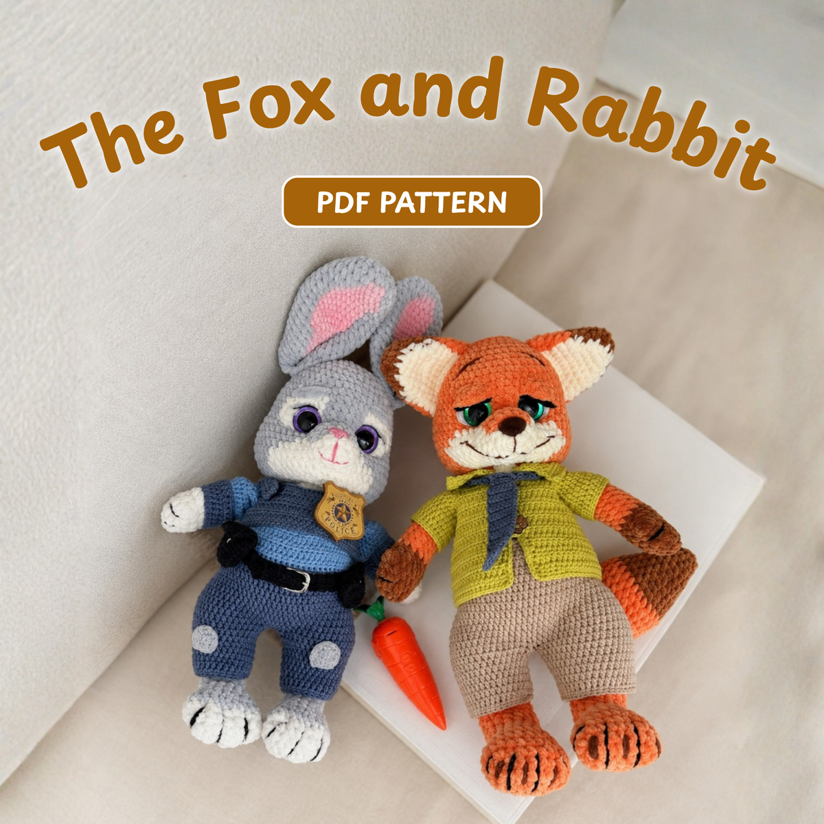 Judy Police Bunny Amigurumi Crochet Pattern