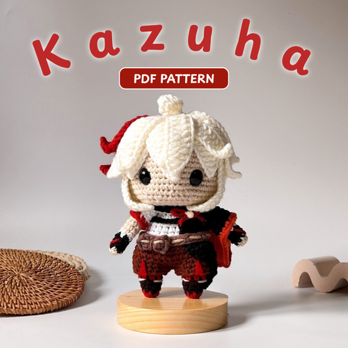 Crochet Kazuha Amigurumi Pattern (Genshin Impact)