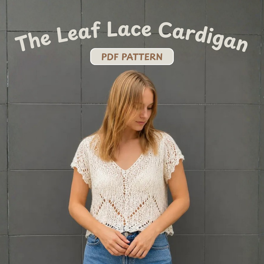 Knitting Leaf Lace Cardigan Pattern