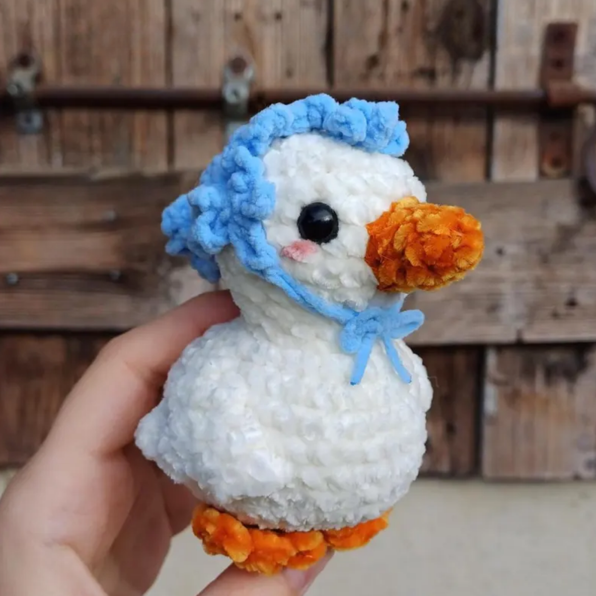 Little Miss Snowflake Duckling Crochet Pattern