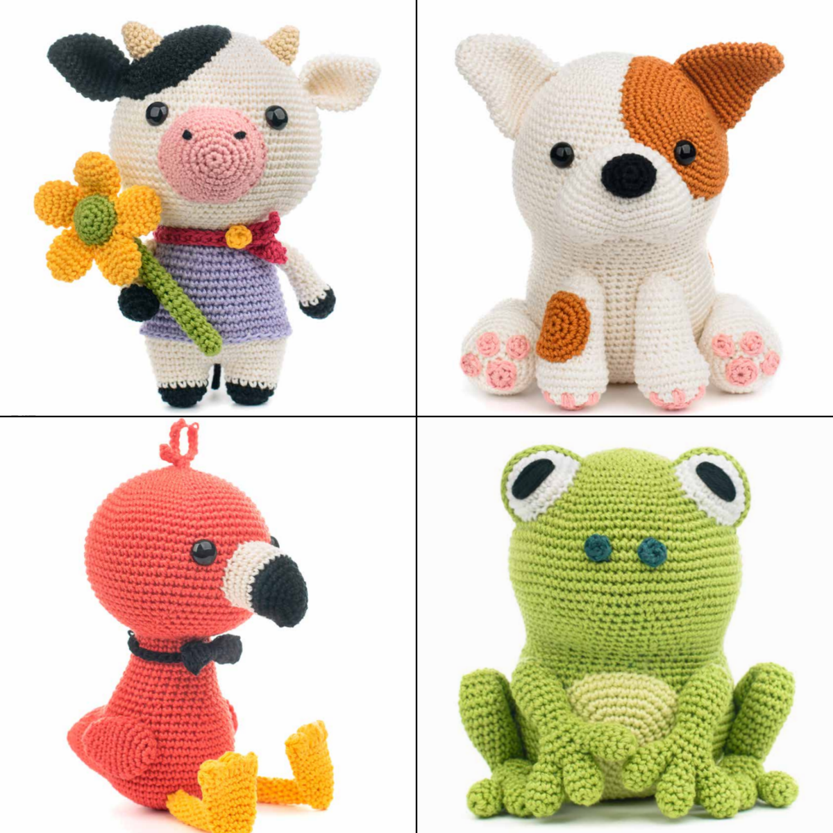 Made Easy: 16 Straightforward Animal Patterns Amigurumi Crochet Pattern