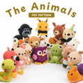 Made Easy: 16 Straightforward Animal Patterns Amigurumi Crochet Pattern PDF