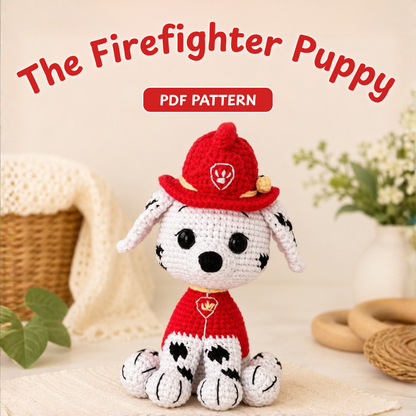 Marshall Amigurumi Crochet Pattern