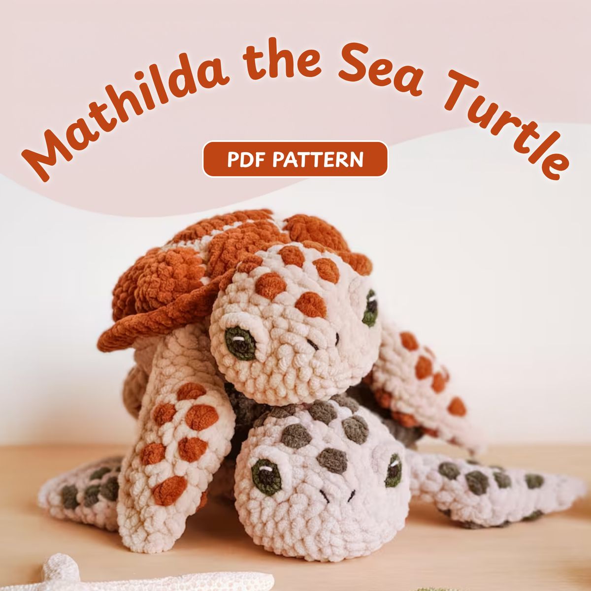 Mathilda Sea Turtle Crochet Pattern