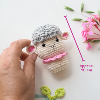 Crochet Mini Farm Friends Pattern (Frog, Chick, Sheep, Pig, Horse, Cow)