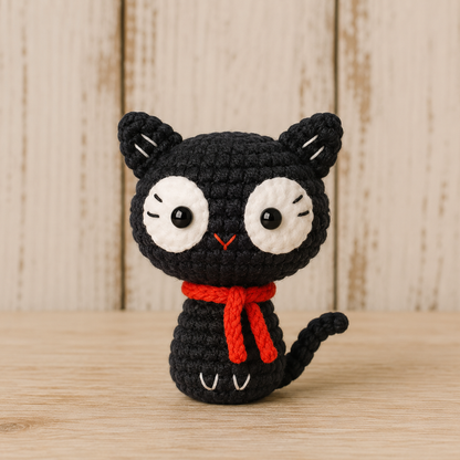Mini Cat Amigurumi Crochet Pattern