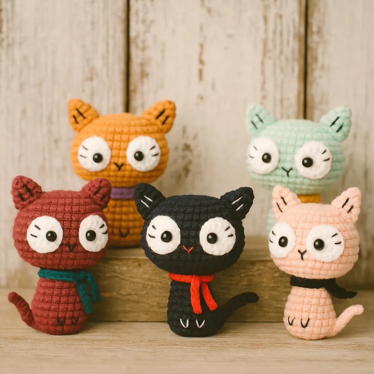 Mini Cat Amigurumi Crochet Pattern