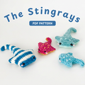 Mini Stingray Amigurumi Crochet Pattern PDF