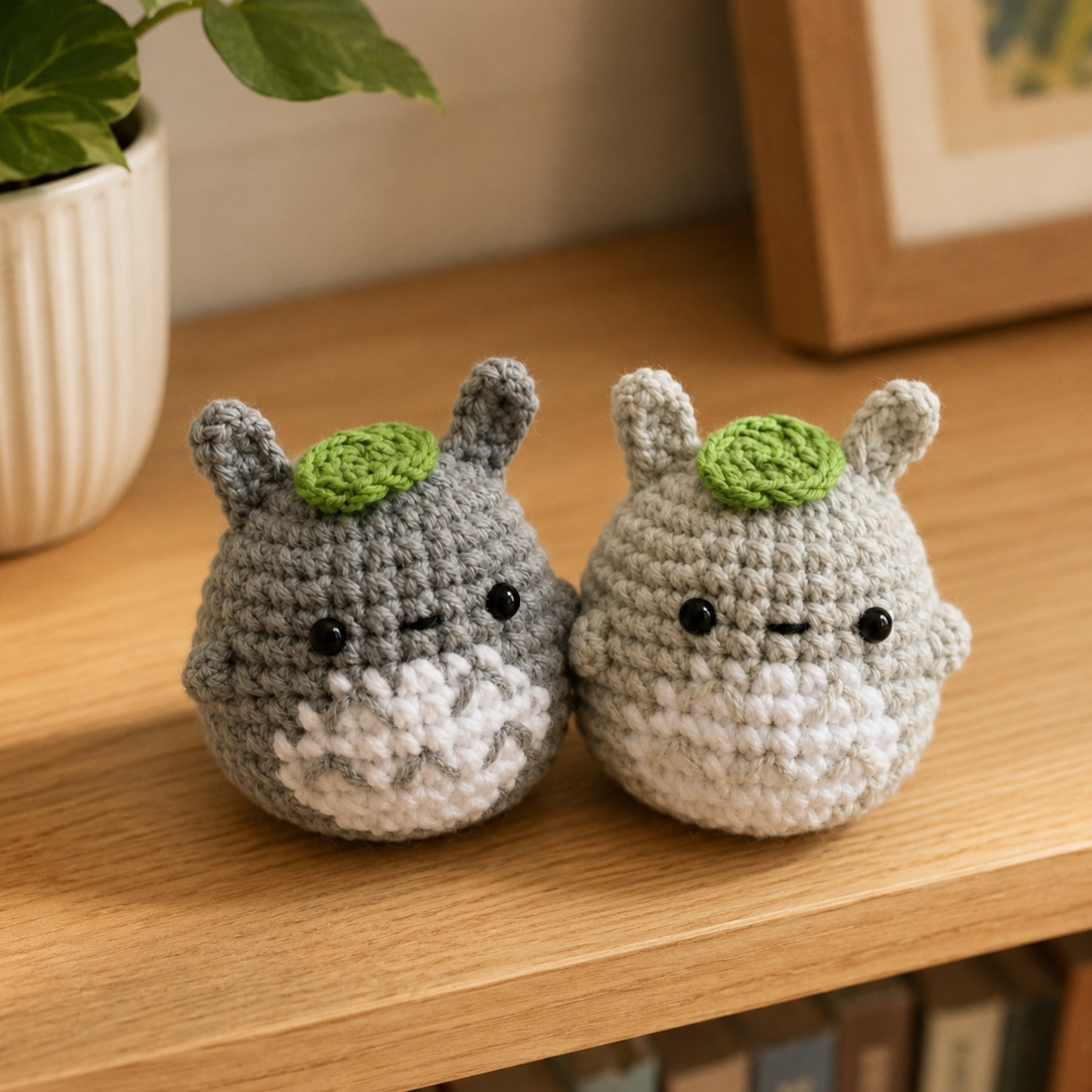 Crochet Mini Bunny Keychain Pattern (Low Sew)