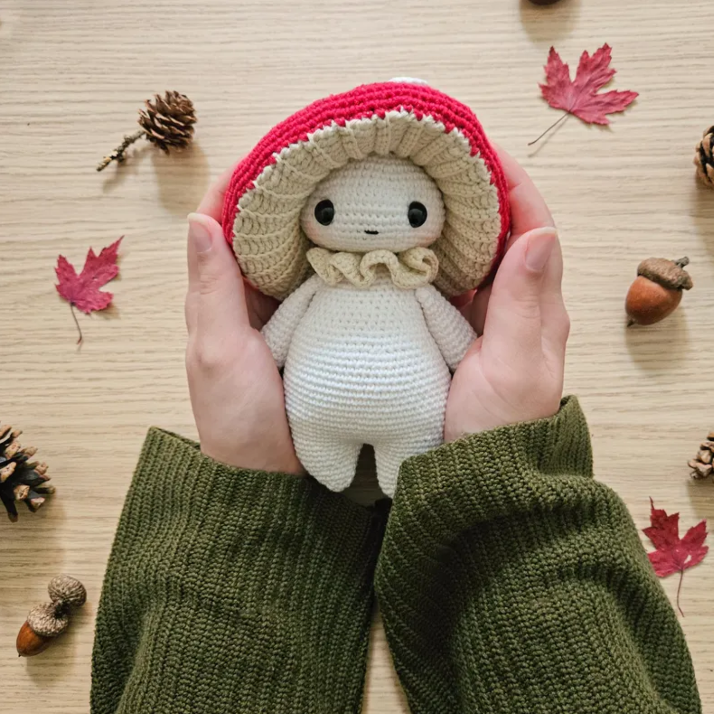 Mushroom Guy  Amigurumi Crochet Pattern