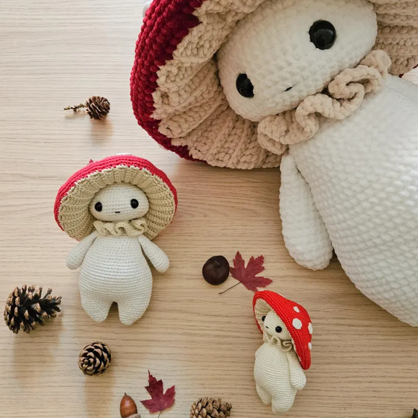 Mushroom Guy  Amigurumi Crochet Pattern