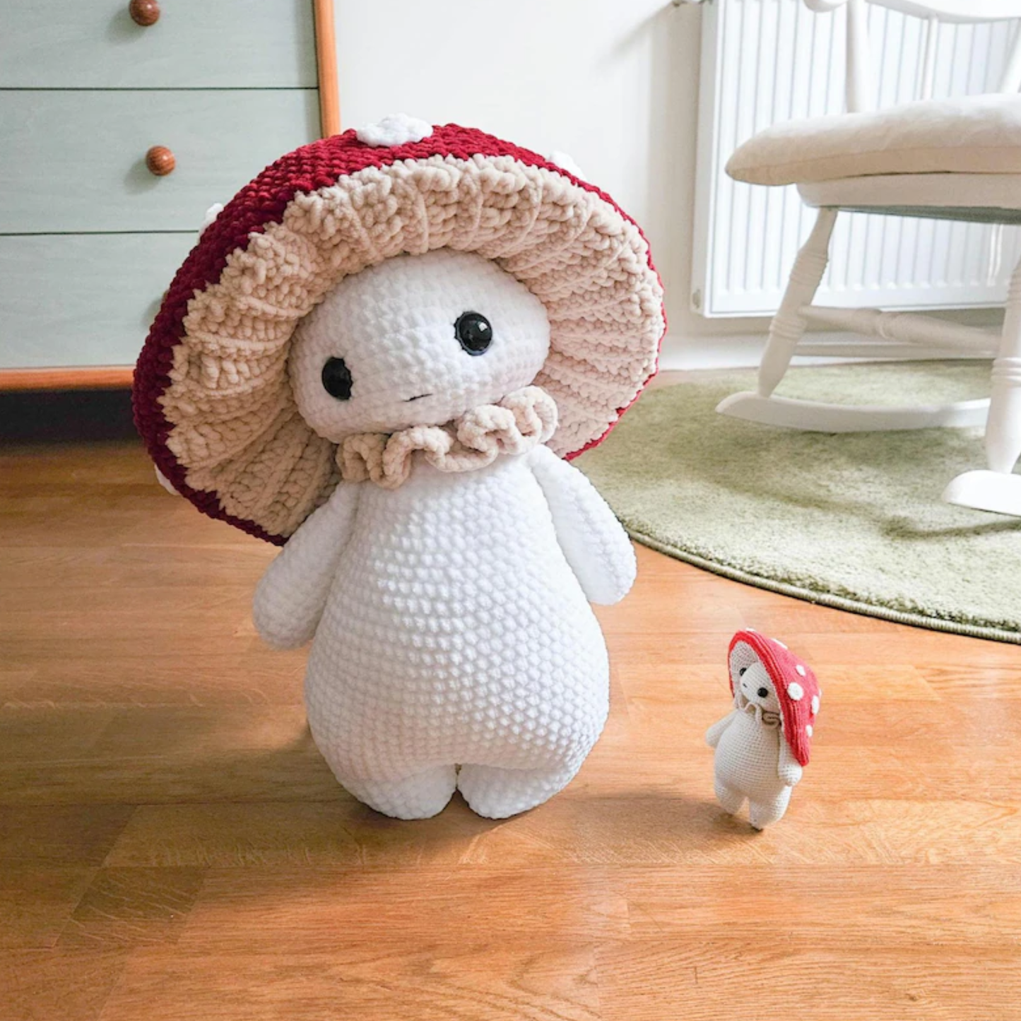 Mushroom Guy  Amigurumi Crochet Pattern