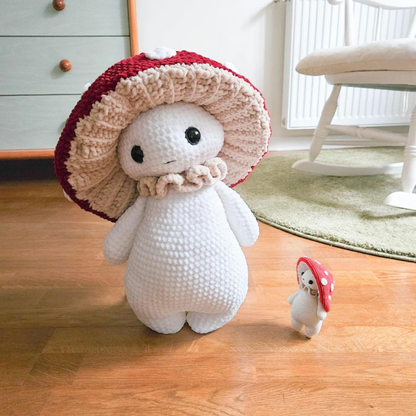 Mushroom Guy  Amigurumi Crochet Pattern