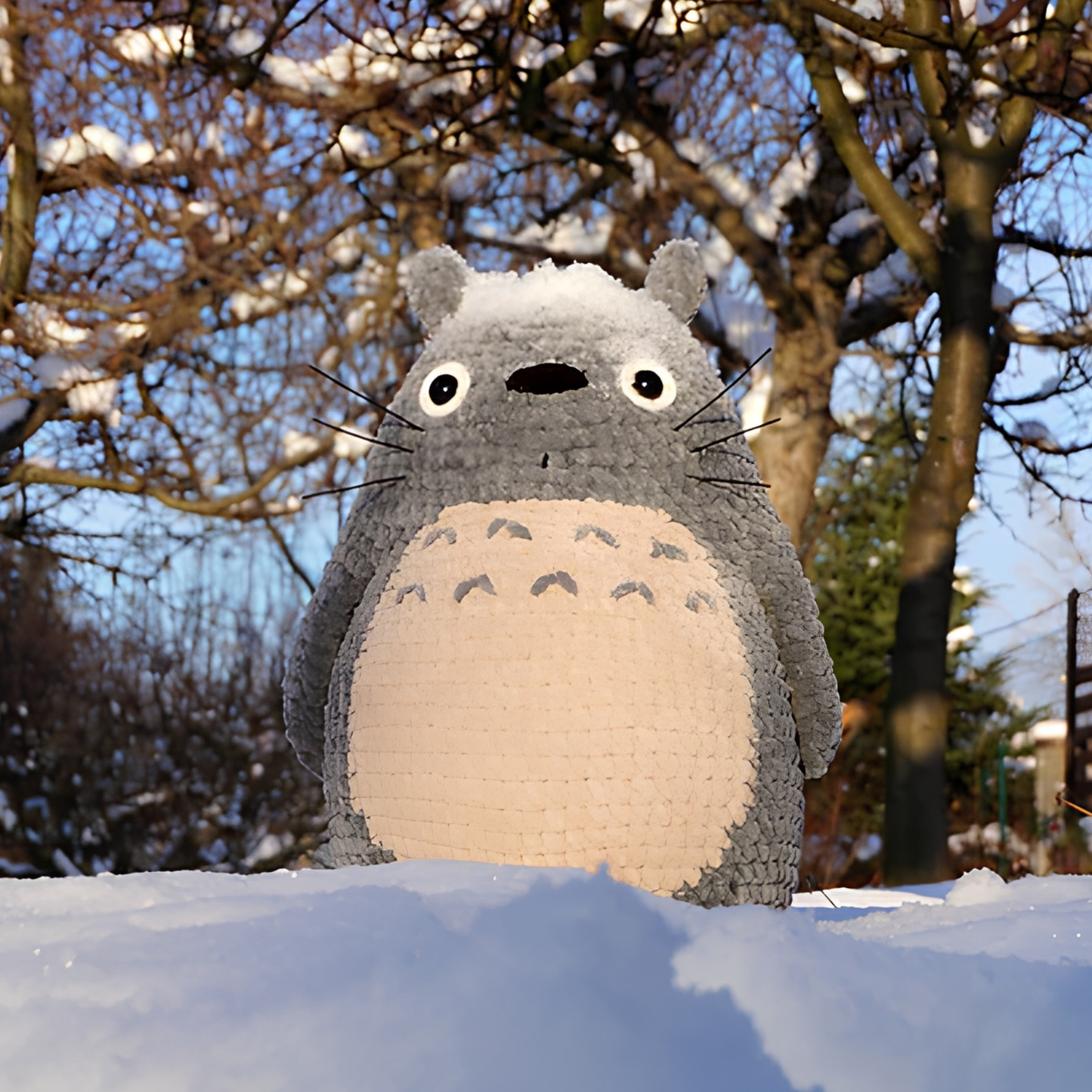 Crochet My Dearest Neighbor Pattern (27cm Totoro-Inspired Softie)