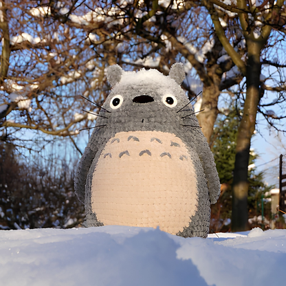 Crochet My Dearest Neighbor Pattern (27cm Totoro-Inspired Softie)