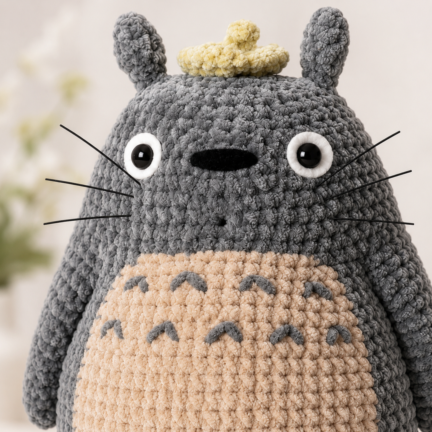 Crochet My Dearest Neighbor Pattern (27cm Totoro-Inspired Softie)