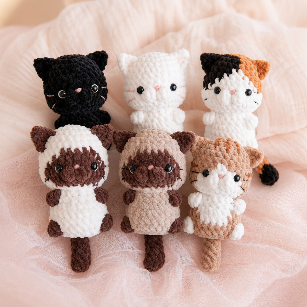 No Sew Baby Cat Bundle Crochet Pattern