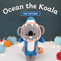 Ocean the Koala Crochet Pattern PDF