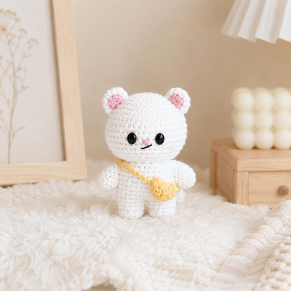 Petite Ferret Amigurumi Crochet Pattern