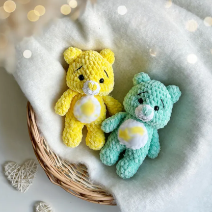 Crochet Care Bears Amigurumi Pattern (6 Character Versions)