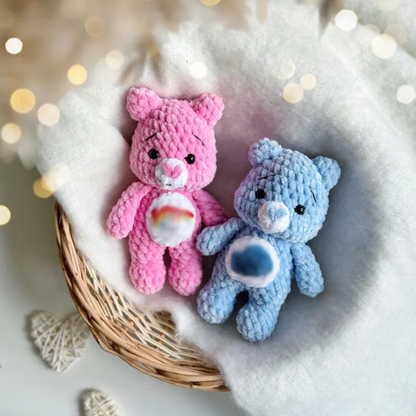 Crochet Care Bears Amigurumi Pattern (6 Character Versions)