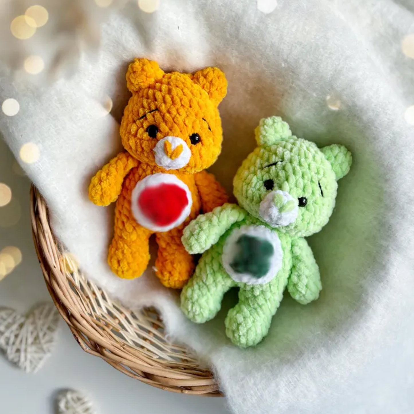 Crochet Care Bears Amigurumi Pattern (6 Character Versions)