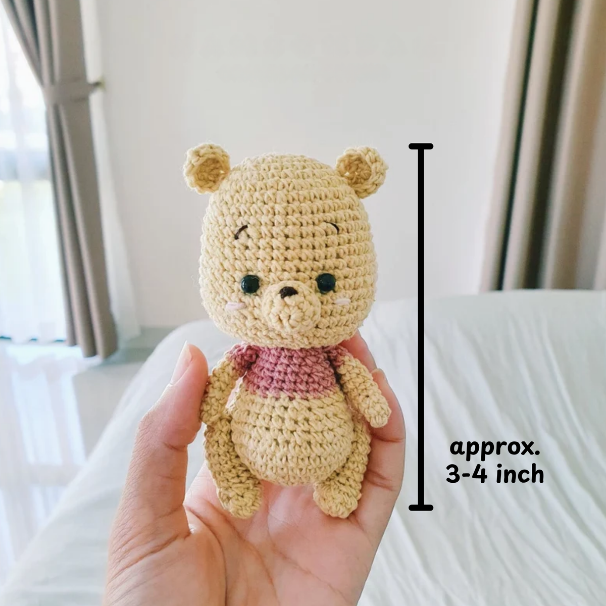 Pooh Bear Amigurumi Crochet Pattern