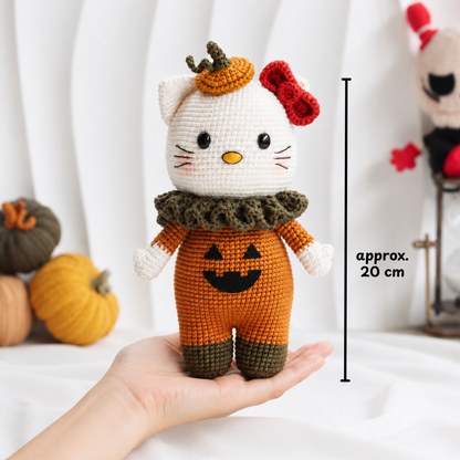 Crochet Pumpkin Cat Doll Pattern