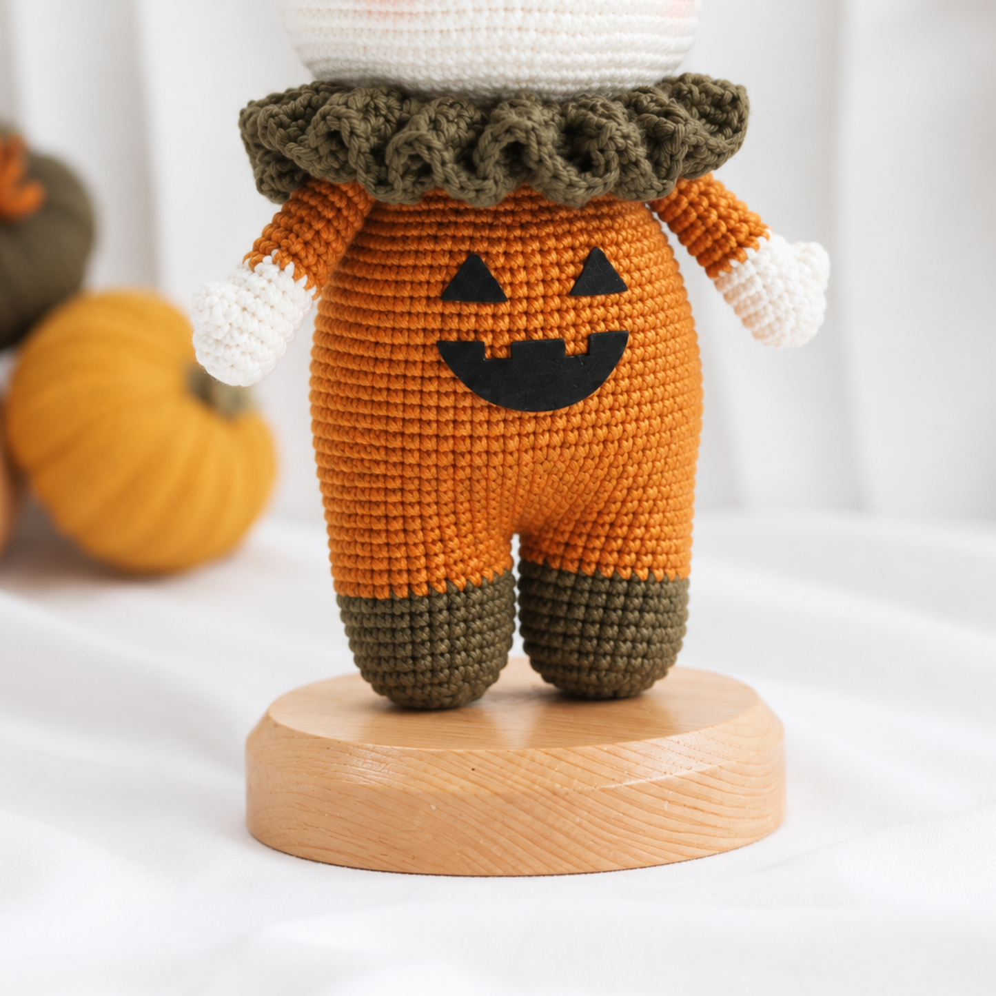 Crochet Pumpkin Cat Doll Pattern
