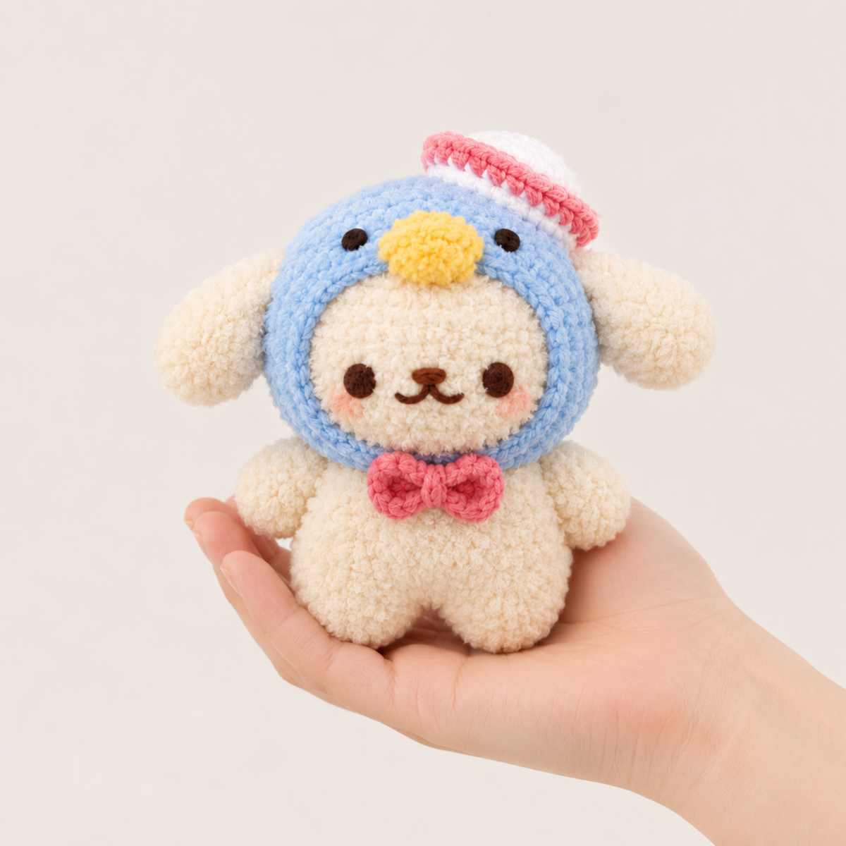 Puppy in Penguin Costume Crochet Pattern