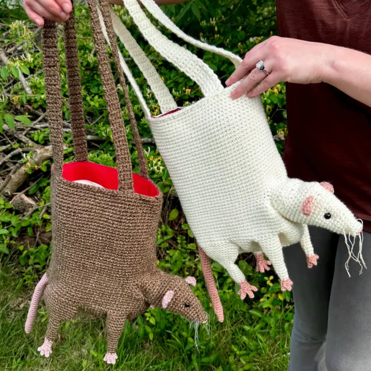 Rat Tote Bag Crochet Pattern