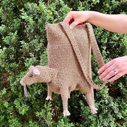 Rat Tote Bag Crochet Pattern