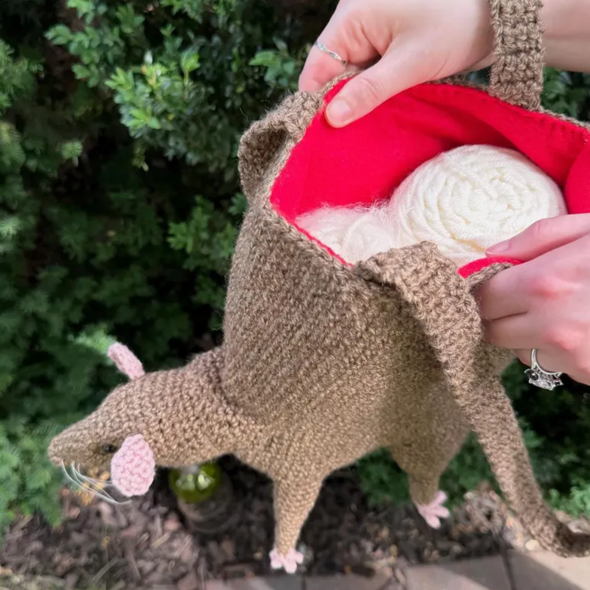 Rat Tote Bag Crochet Pattern