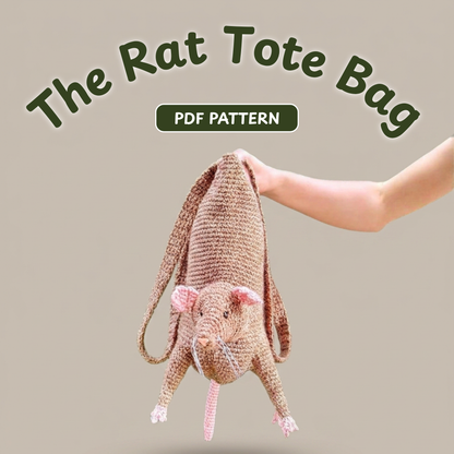 Rat Tote Bag Crochet Pattern
