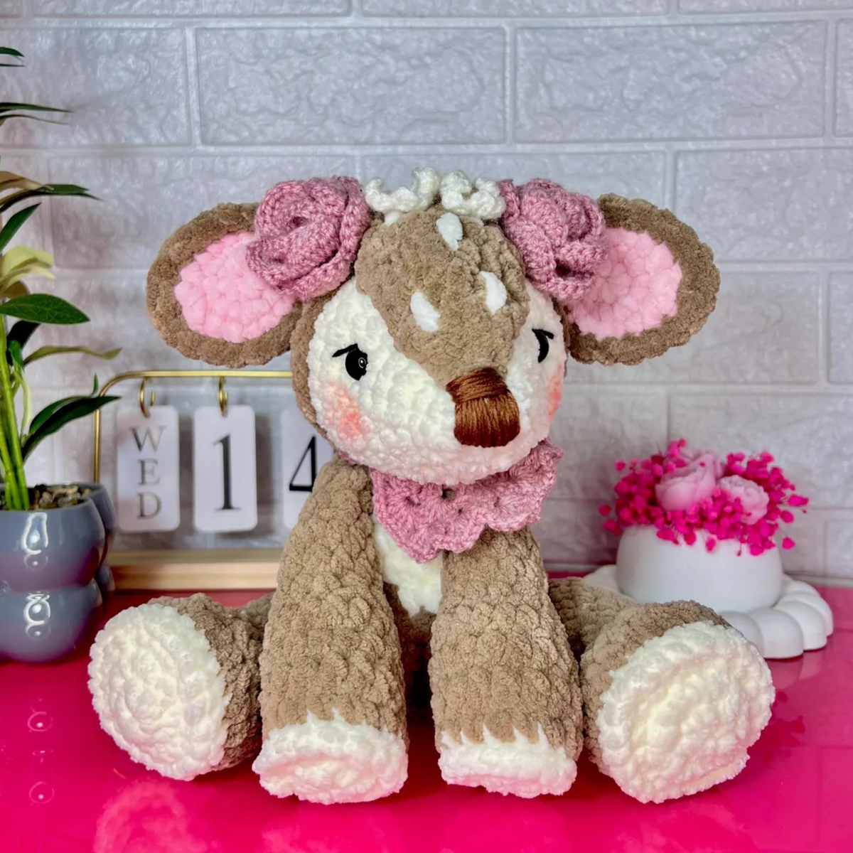 Renee the Fawn Plush Amigurumi Crochet Pattern