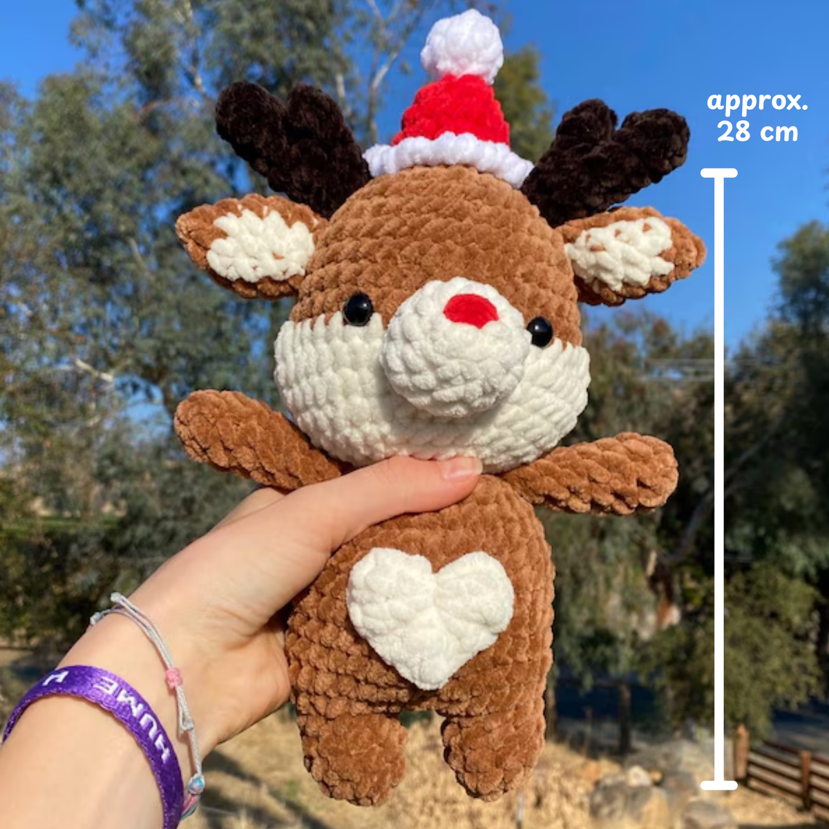 RENIE the Reindeer Amigurumi Crochet Pattern