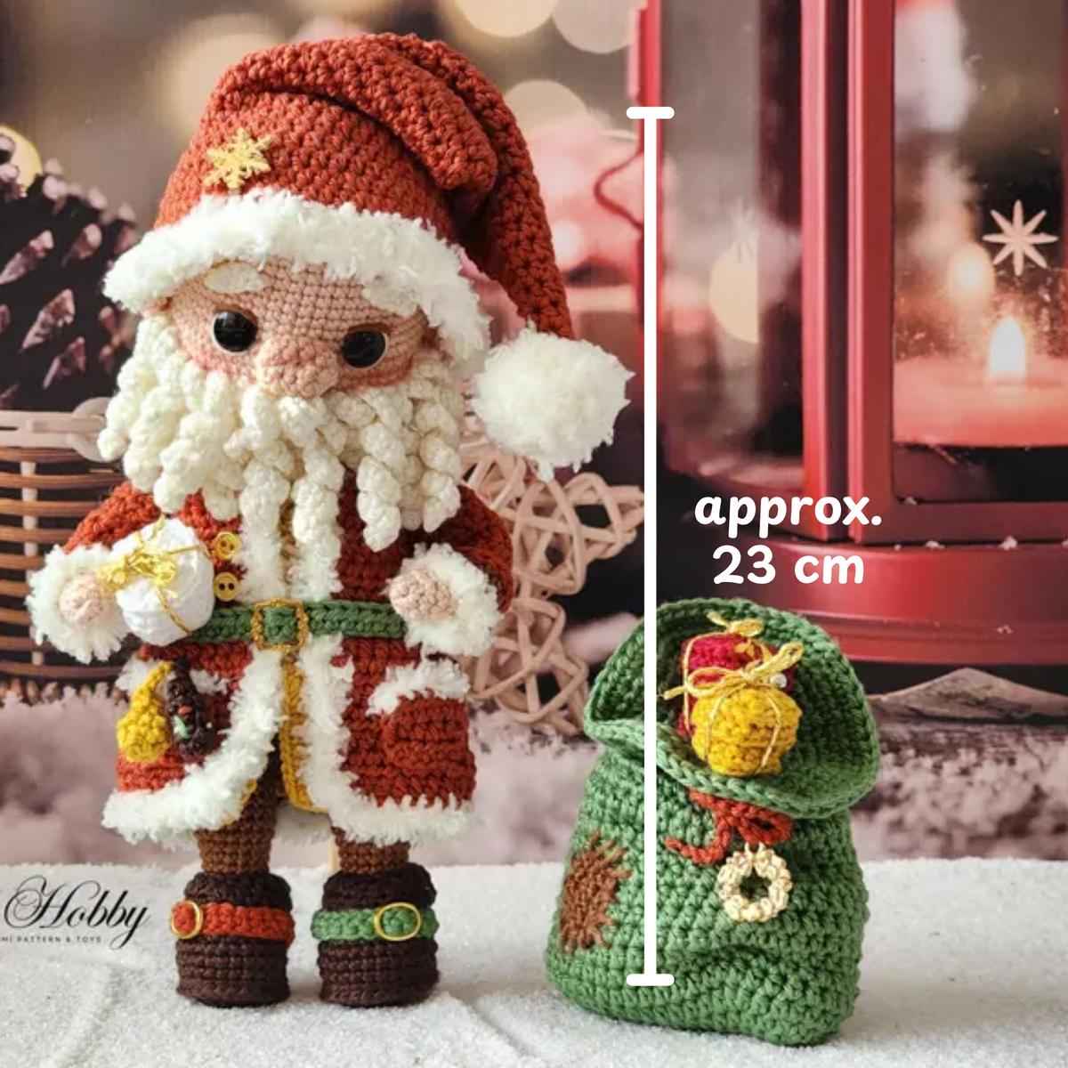 Santa Bram Amigurumi Crochet Pattern